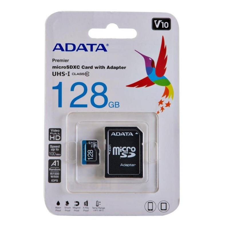 ADATA MEMORIA MICRO SD 128GB CLASE 10 – Librería Servicom